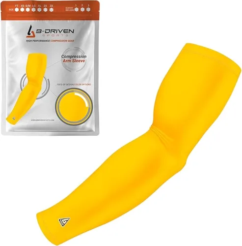Miniatura 12 de B-Driven Sports Manga de Compresión Pro-Fit para Brazo - Deportes Atléticos Baloncesto, Fútbol, Sóftbol, Carrera, Juegos, - nan (1 unidad)