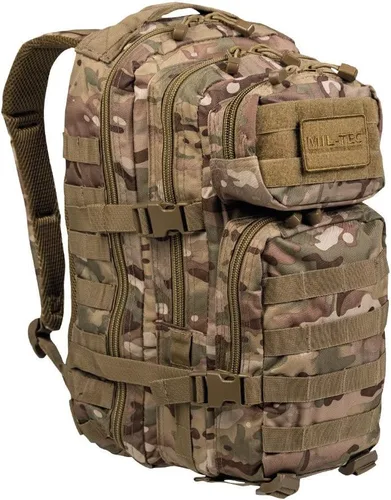 Miniatura 10 de Mochila Mil-Tec USA de asalto grande, capacidad 9.5 gal, militar, para exteriores, Marrón, talla única Coyote