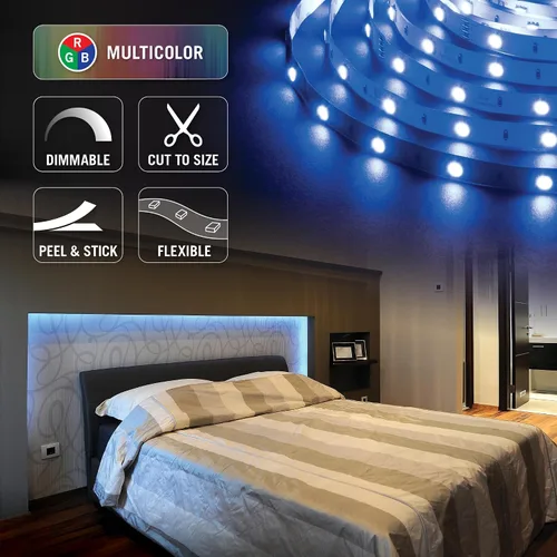 Miniatura 3 de Armacost Lighting Cinta de luz LED multicolor RibbonFlex Home 613210, 30 LEDs/metro, 8.2 pies (8.2 ft)