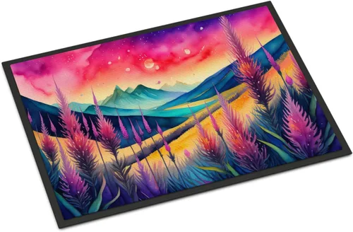 Miniatura 18 de Caroline's Treasures DAC1455MAT - Felpudo de la reina de la noche con diseño de cactus en color de 18 x 27 pulgadas, tapete para puerta delantera
