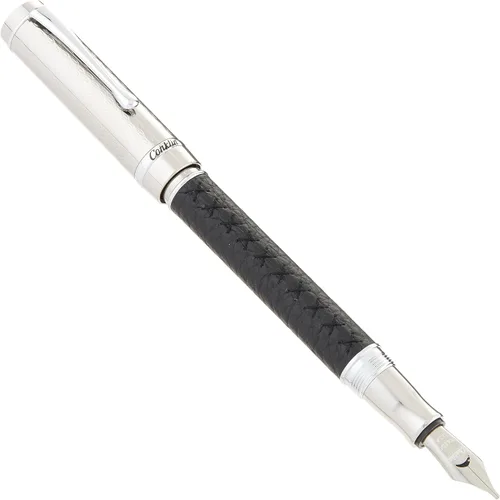 Miniatura 17 de Conklin Duragraph - Pluma estilográfica ámbar, punta media de oro macizo de 14 quilates, elegante herramienta de escritura con acabado ámbar cálido
