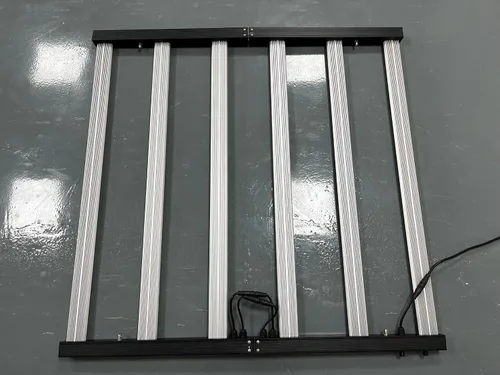 Miniatura 7 de SZHLUX Luz LED de crecimiento de 720 W, lámpara de crecimiento de espectro completo regulable, luz de cultivo de plantas plegable de 6 barras