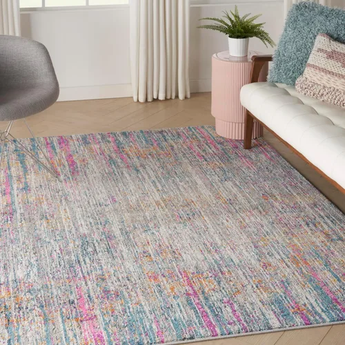 Miniatura 28 de Nourison Passion Abstract - Alfombra de 2 pies 2 pulgadas x 7 pies 6 pulgadas, fácil de limpiar, no se desprende, para dormitorio, sala de estar