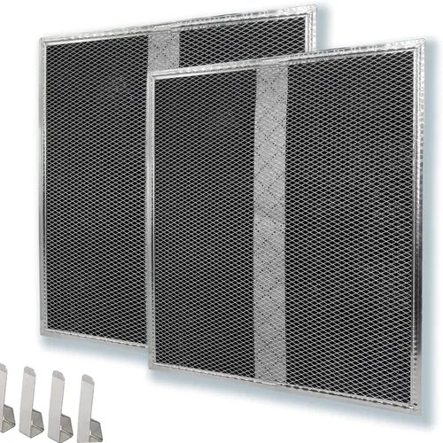 S97020466 Filtro de repuesto de carbón compatible con filtro de campana Broan Range HPF30 (XC) Filtro de grasa sin conductos de 14.8 x 12.95