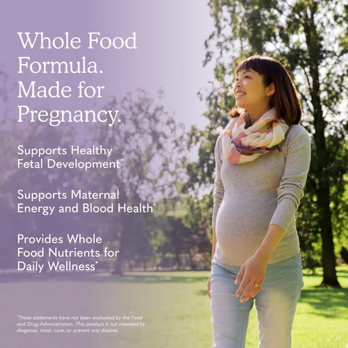 Miniatura 4 de Garden of Life Organics Vitamina prenatal: Ácido fólico para energía y desarrollo fetal saludable, hierro sin estreñimiento, vitamina C, B6, B12, D3