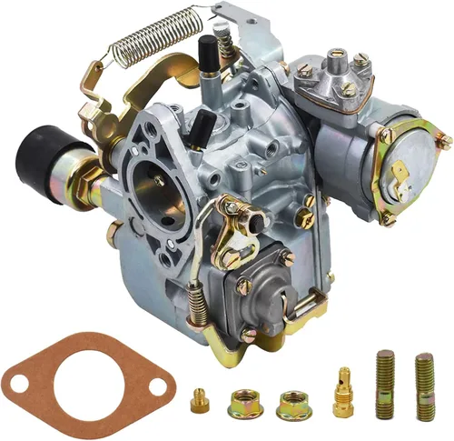 Silscvtt 113129031K Carburador de repuesto para Beetles, Super Beetles, motor de 1600 cc de doble puerto 1971-1979 con estrangulador eléctrico de 12
