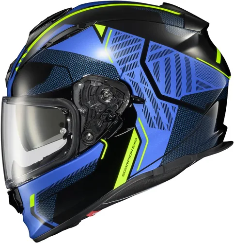 Miniatura 11 de ScorpionEXO Ryzer - Casco integral de motocicleta con visera Pinlock Ready con bolsillos para altavoz integrados, aprobado por DOT ECE