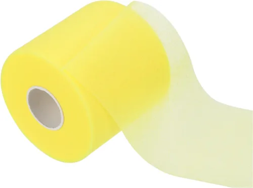 Miniatura 3 de PATIKIL Bádminton Grip Cushion Wrap PE Raqueta de tenis Grip Cinta de respaldo de película Mango antideslizante Cojín Accesorios Amarillo
