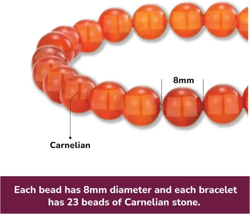 Miniatura 102 de Crystal Vibe Pulseras de cuentas de 0.315 in para mujeres y hombres, pulseras de cristal con piedras preciosas naturales, tamaño elástico ajustable