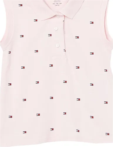 Miniatura 3 de Tommy Hilfiger Polo adaptable sin mangas con botones magnéticos para niñas
