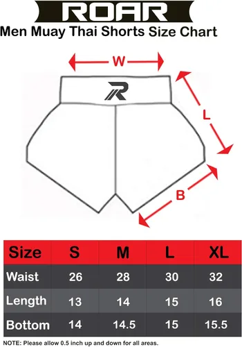 Miniatura 3 de Roar Muay Thai Shorts MMA Gym Boxeo Lucha UFC Trails Kick Artes Marciales
