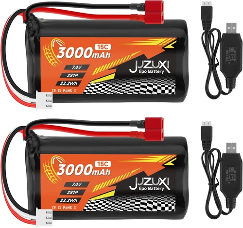 Miniatura 8 de Batería Lipo de 22.2V 4500mAh 6S 50C Batería recargable de polímero de litio con conector XH y EC5 compatible con modelos RC Car RC Boat Quadcopter