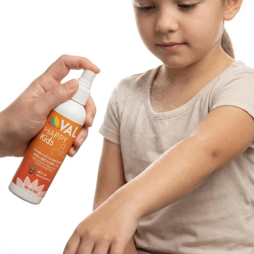 Miniatura 2 de VAL Spray de aceite de magnesio para niños, calma natural a la hora de acostarse y apoyar el estado de ánimo, magnesio Zechstein, manzanilla y aloe
