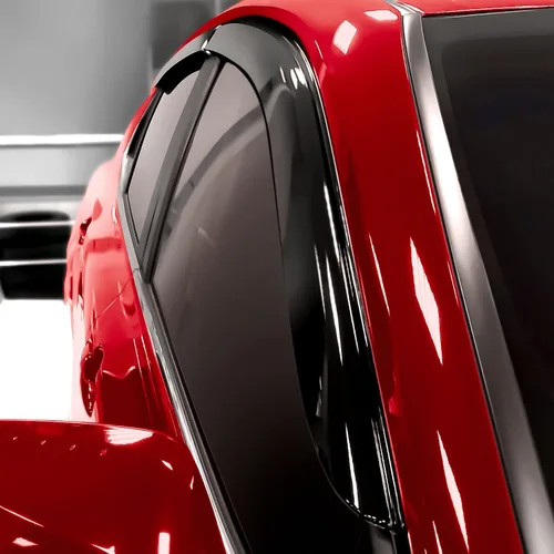 Miniatura 2 de Voron Glass Protectores de lluvia extra duraderos con cinta adhesiva para Toyota Camry 2018-2024, deflectores de ventana, viseras de ventana
