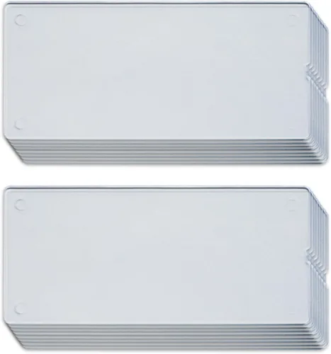 Miniatura 9 de Blue Ginkgo Gabinete mediano de 16 cajones, organizador transparente apilable para hardware, cuentas, ladrillos de plástico, oficina y Gris