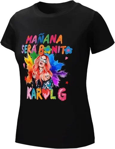 Miniatura 6 de Camiseta casual para mujer, camiseta gráfica de moda, cuello redondo, camisetas de verano