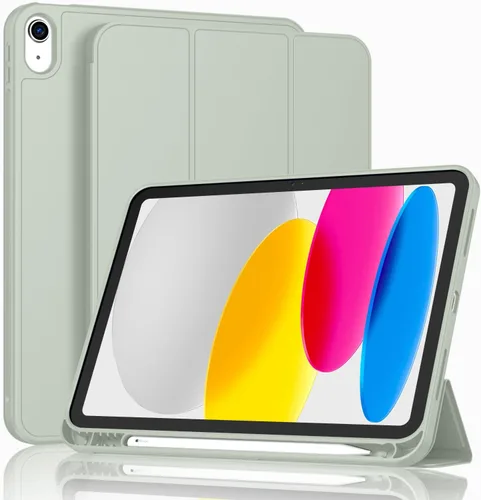 Miniatura 31 de ToaPoia - Funda para iPad (A16) de 11 pulgadas 2025/iPad 10.ª generación de 10.9 pulgadas 2022, cubierta protectora delgada con soporte triple