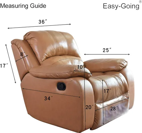 Miniatura 7 de Easy-Going - Funda reversible para sofá reclinable de sala, protector resistente al agua con correas elásticas, para perro