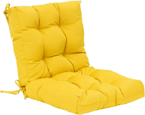 Miniatura 60 de QILLOWAY - Cojín o respaldo para asiento de exterior, cojín de repuesto, primavera/verano, Moderno, Beige