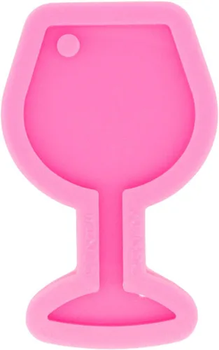 Miniatura 2 de Moldes de silicona con forma de copas de vino tinto superbrillantes para bricolaje, moldes de arcilla polimérica, moldes de epoxi con forma de copa