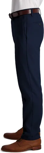 Miniatura 2 de HAGGAR Pantalón Cool 18 Pro Slim Fit Flat Front para hombre, Cabina Cobalto