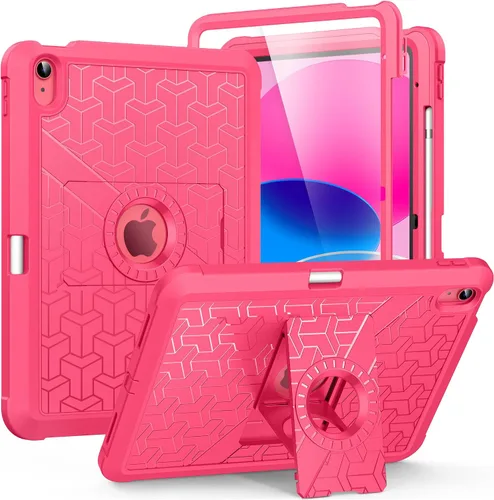 Miniatura 30 de MoKo Funda para iPad (A16) de 11ª/10ª generación 2025/2022, resistente a prueba de golpes, doble capa protectora de cuerpo completo, protector