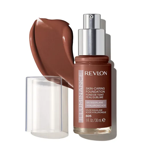 Miniatura 26 de Revlon Illuminance - Base líquida para el cuidado de la piel, ácido hialurónico, fórmula hidratante y nutritiva con cobertura media, bronceado claro