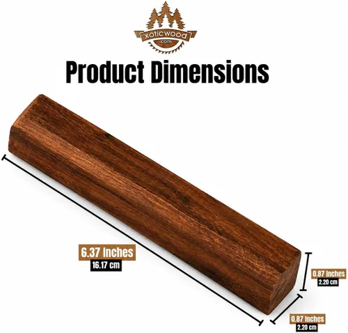 Miniatura 2 de IECAP LLC Desert Ironwood - Juego de 5 unidades para bolígrafos de madera dura exótica para hacer bolígrafos y suministros de torneado
