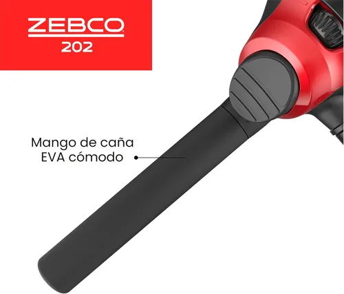 Miniatura 5 de Zebco 202 Spincast Reel and Fishing Rod Combo, Right-Hand Retrieve, Pre-Spooled with 10-Pound Line