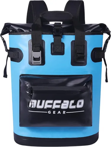 Buffalo Gear Mochila enfriadora de 18 L, 30 L, a prueba de fugas, para camping, enfriador, enfriador, para picnic, playa, senderismo, parque, pesca