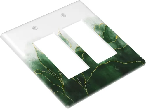 Miniatura 38 de Placa Decorativa de Pared de Granja Rústica con Cuerno de Madera para Puerta de Granero 1 Banda Duplex Cubiertas de Toma Eléctrica Soltera