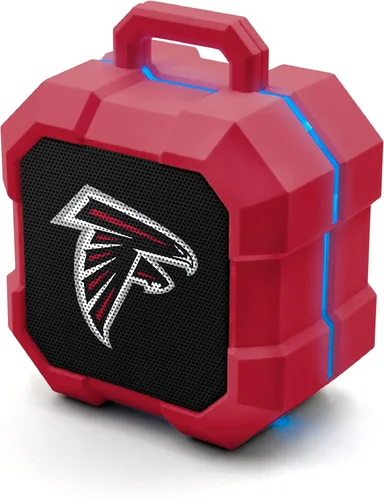 Miniatura 9 de SOAR NFL Shockbox - Altavoz Bluetooth inalámbrico LED, resistente al agua, IPX4, 5.0 Bluetooth con más de 5 horas de tiempo de reproducción, pequeño