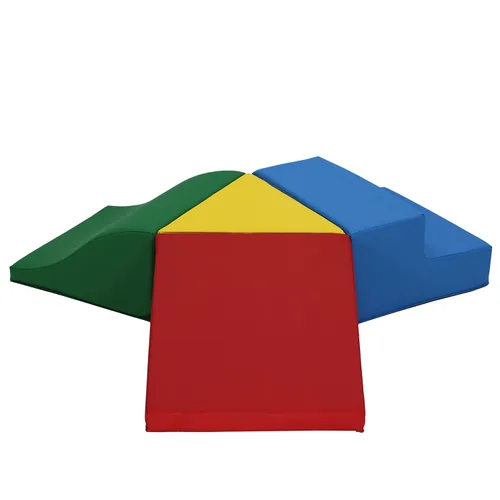 FDP SoftScape - Escalador 360 para niños pequeños, estructura de juego activo para interiores para niños pequeños y niños, espuma suave segura para