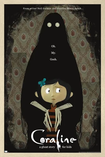 Miniatura 7 de Trends International Coraline Ghost Story - Póster de una hoja para pared, 22.4 pulgadas de largo x 14.7 pulgadas, versión enmarcada en negro