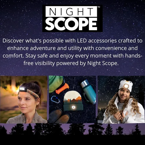 Miniatura 8 de Night Scope Rechargeable LED Warm Knit Beanie foe Women Men