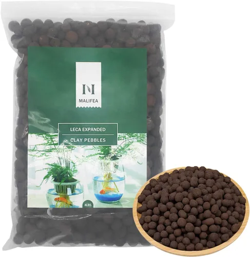 Miniatura 7 de Suministros hidropónicos de arcilla expandida Leca de 10 libras para plantas de jardín de interior (10 libras)