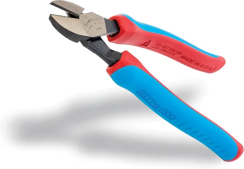 Miniatura 2 de Channellock Alicates de corte diagonal de 6 pulgadas de la serie E E336CB con junta XLT y empuñaduras azules código