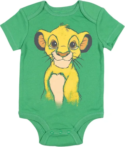 Miniatura 5 de Disney Mickey Mouse Lion King Winnie the Pooh Pixar Toy Story Buscando a Nemo Baby Paquete de 5 mamelucos para recién nacido a bebé