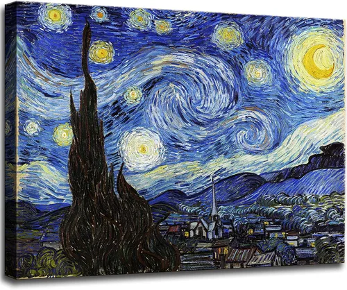 Miniatura 9 de msspart Almendro en flor por Vincent Van Gogh Pinturas al óleo reproducción, Impresión Giclee en lienzo Arte en pared para dormitorio, baño