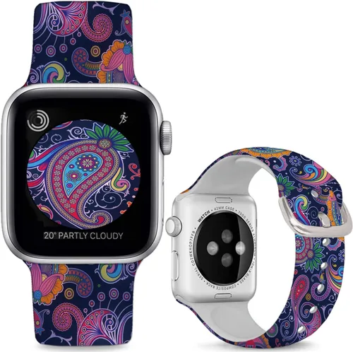 Correas de reloj de silicona suave compatibles con Apple Watch de 1.496 in 1.575 in 1.614 in 1.654 in 1.732 in 1.772 in 1.811 in 1.929 in Ultra 2