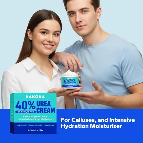 Miniatura 7 de Crema de urea (5.29 onzas), crema de urea al 40 por ciento con ácido salicílico al 2%, crema de pies para talones y pies agrietados secos