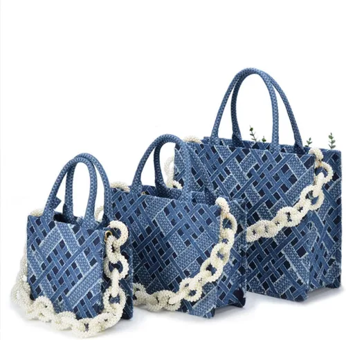 Miniatura 5 de MMKJHNBHQ Cartera y bolsos de mano para mujer bolso de mano de punto grande para mujer bolso de mano portátil de moda Dahao 1
