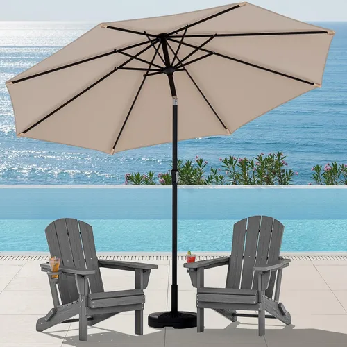 Miniatura 36 de SERWALL Silla Adirondack plegable ajustable, silla Adirondack reclinable con portavasos, Aruba