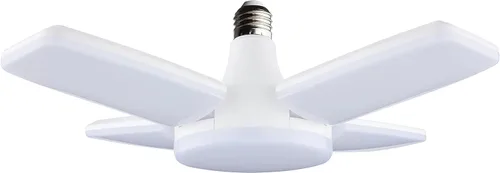 Miniatura 5 de Satco S13146 - Lámpara de techo LED ajustable multihaz y garaje, color blanco, 5000 K, 1 unidad (paquete de 1)