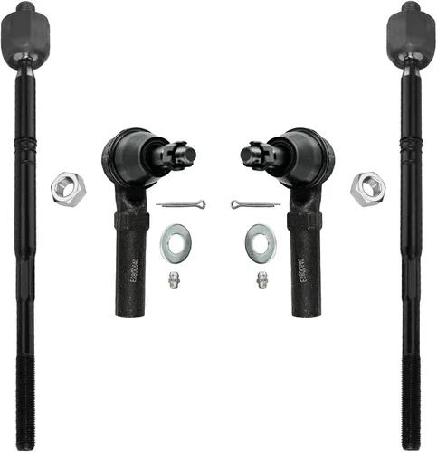 Miniatura 67 de Detroit Axle - 4 barras de acoplamiento delanteras para Kia Forte Koup 14-17, 14-18 Forte Forte5, 4 extremos de barra de acoplamiento exteriores e