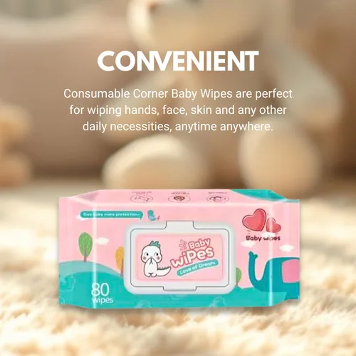 Miniatura 6 de Consumible Corner – Toallitas húmedas hipoalergénicas – Limpia la piel o la superficie – Seguro para pieles sensibles – Fórmula suave a base
