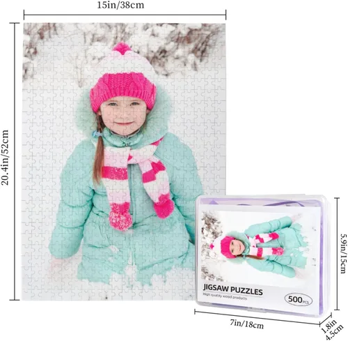 Miniatura 2 de Rompecabezas personalizados a partir de fotos, rompecabezas personalizado de 300/500/1000 piezas, rompecabezas de madera personalizados para adultos