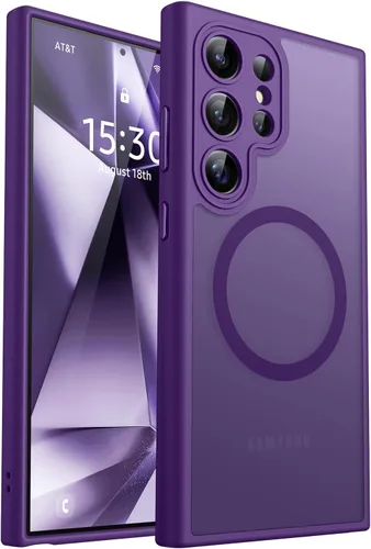 Miniatura 41 de CANSHN Funda diseñada para Samsung Galaxy A16-5G [protección completa de la cámara] [compatible con Magsafe] funda protectora trasera translúcida