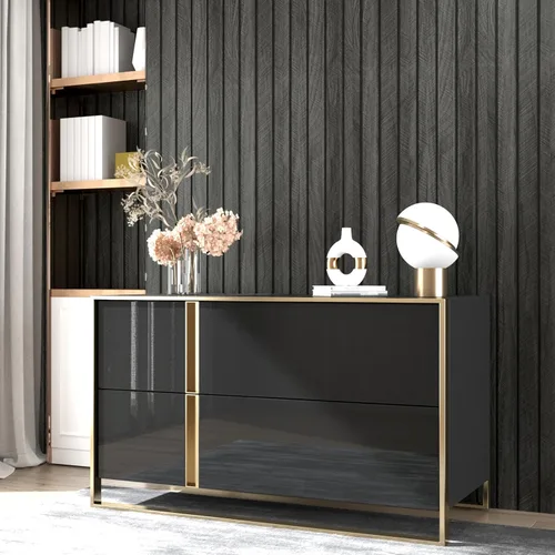 Miniatura 7 de Wallercity Paneles de madera 3D gris/negro para paredes, paneles de pared de listones de madera autoadhesivos para dormitorio, baño, panel de pared