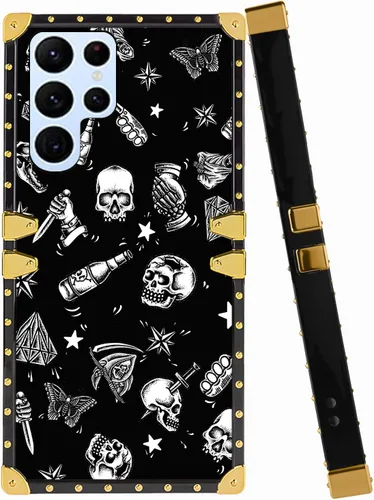 Miniatura 14 de Funda transparente adecuada para Samsung Galaxy S22 Ultra con patrón católico de Guadalupe Virgen María y cuatro esquinas reforzadas a prueba